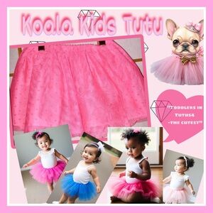 Koala Kids Toddler Pink Tulle Sequin Tutu 12-18 months